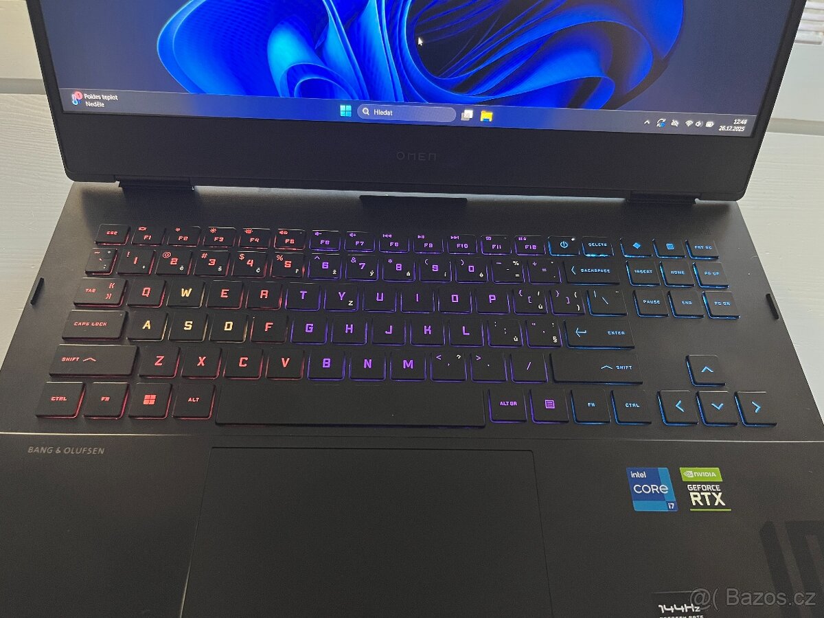 HP OMEN 16-k0003ni Shadow Black - Rok záruka - 3
