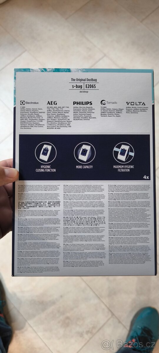 Sáčky do vysavače Electrolux S-BAG E206S - 3