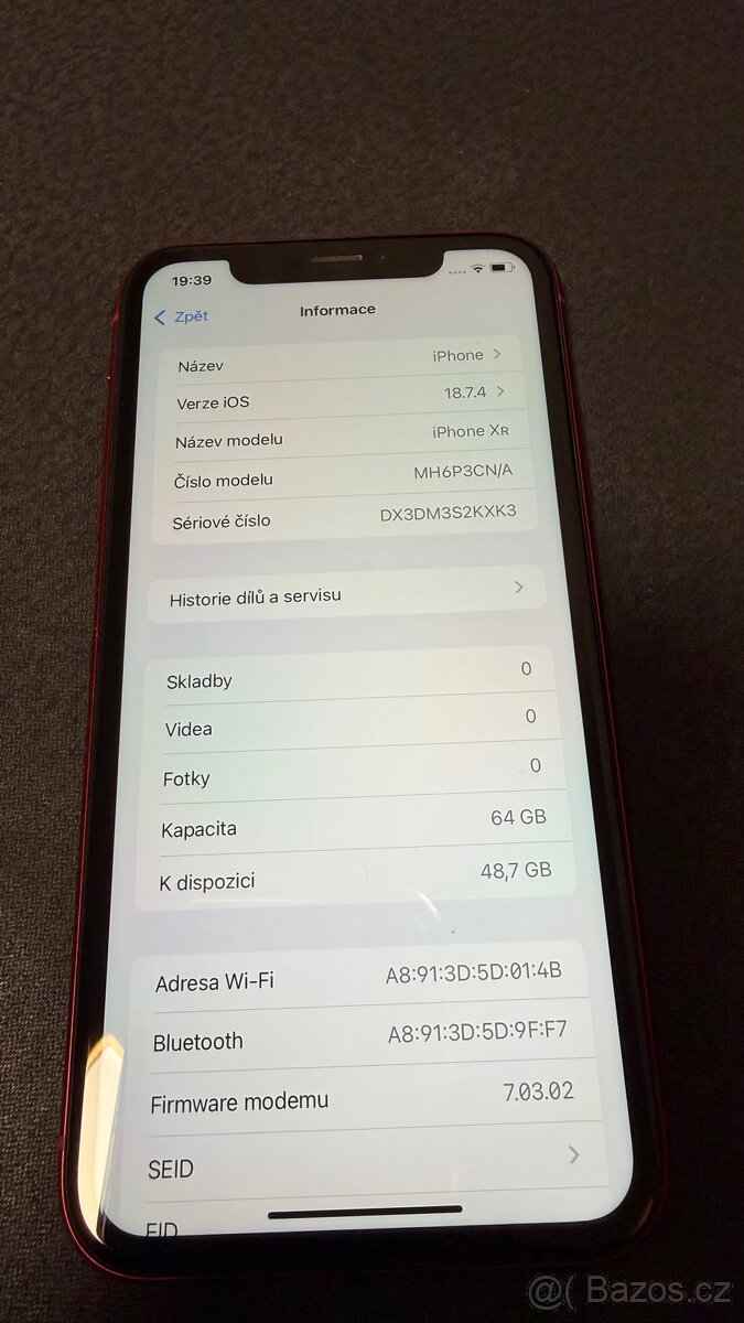 iPhone XR 64 GB červený - 3