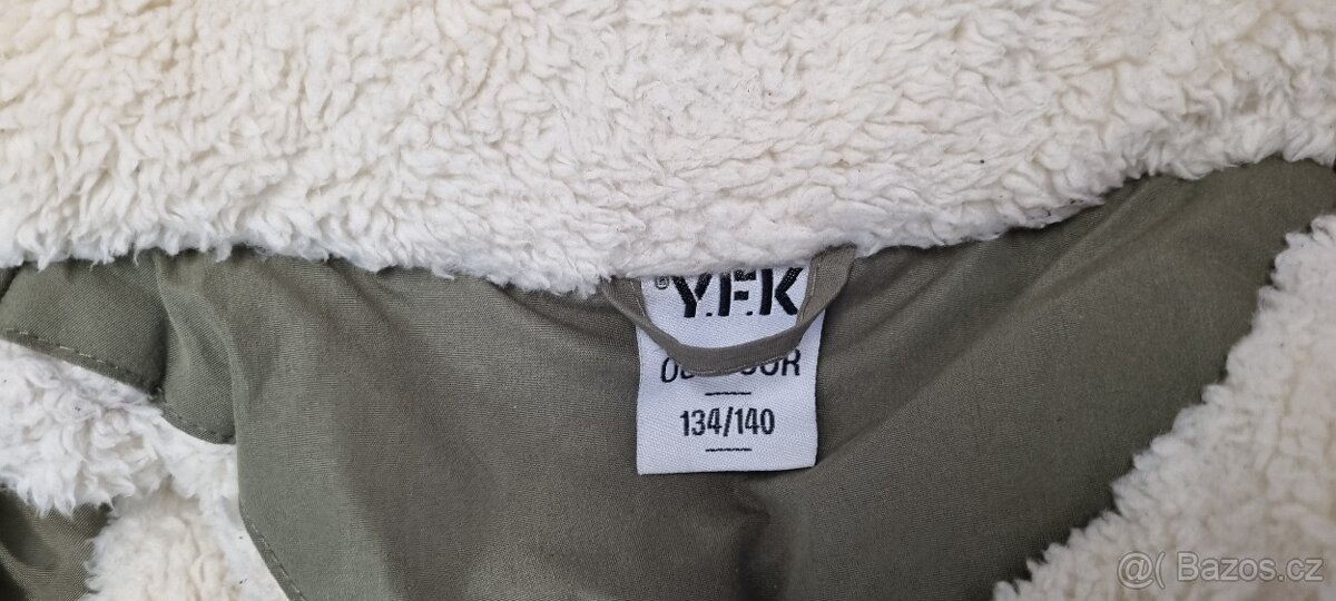 Zimní kabát, teplý vel. 134/140 - 3