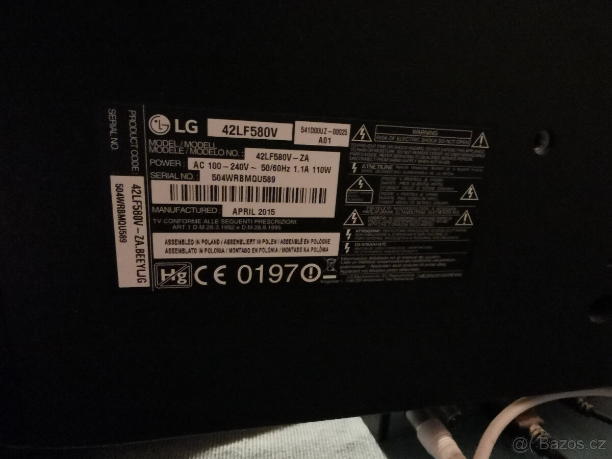 Set TV LG+set top box+pokojová anténa - 3