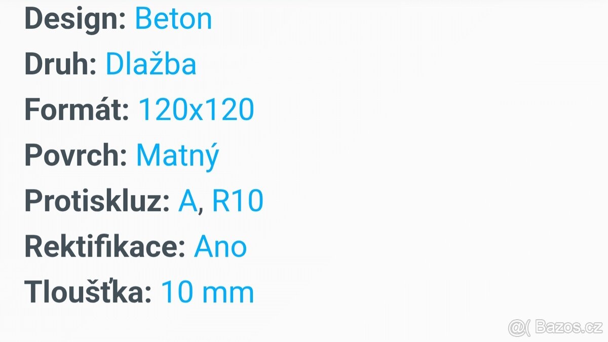 Dlažba 120x120cm - 3