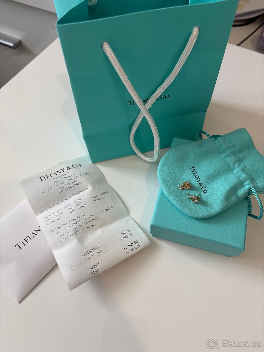 Náušnice Tiffany Loving Heart - 3