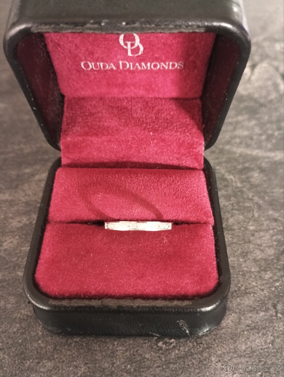 Zlatý prsten s diamanty - Ouda Diamonds - 3