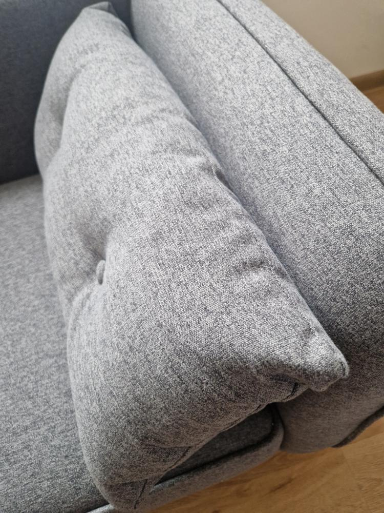 Sofa šedé dvoudílné - sedací souprava - 3