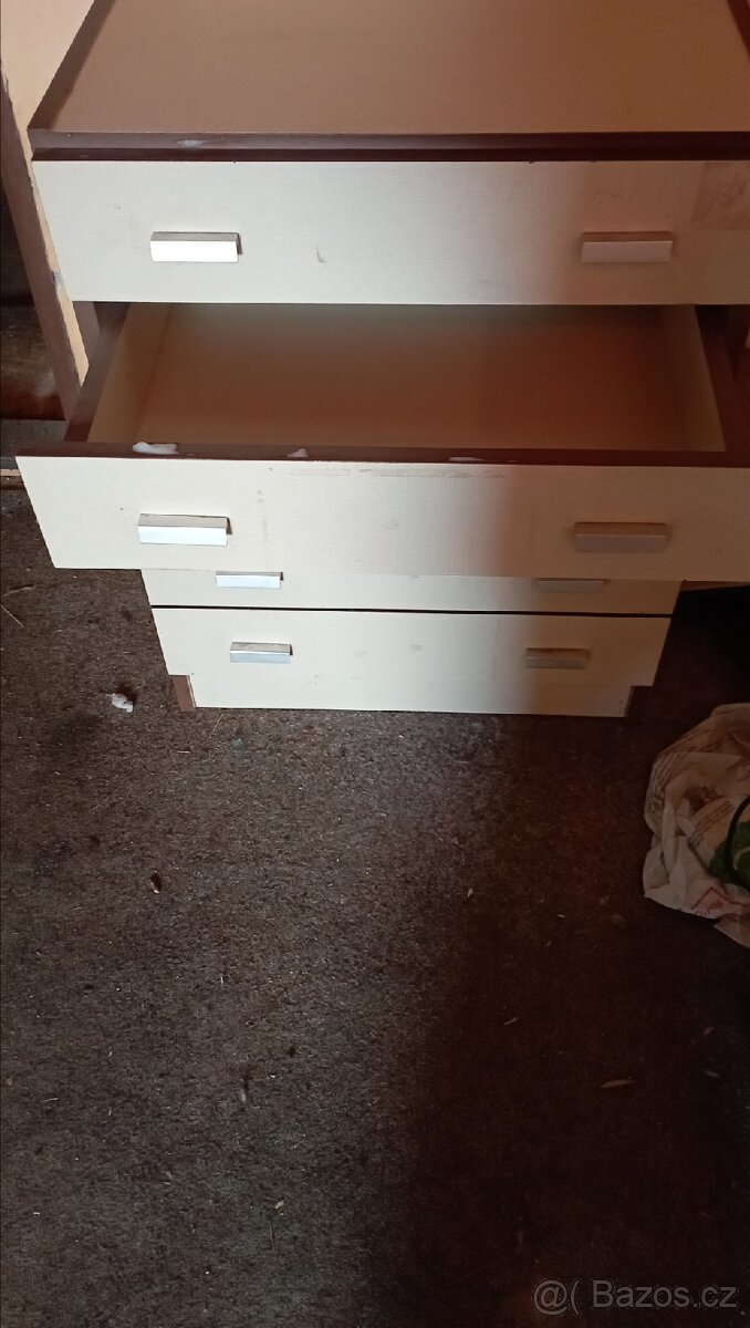 Retro komoda s 5 šuplíky, výborný stav - 3