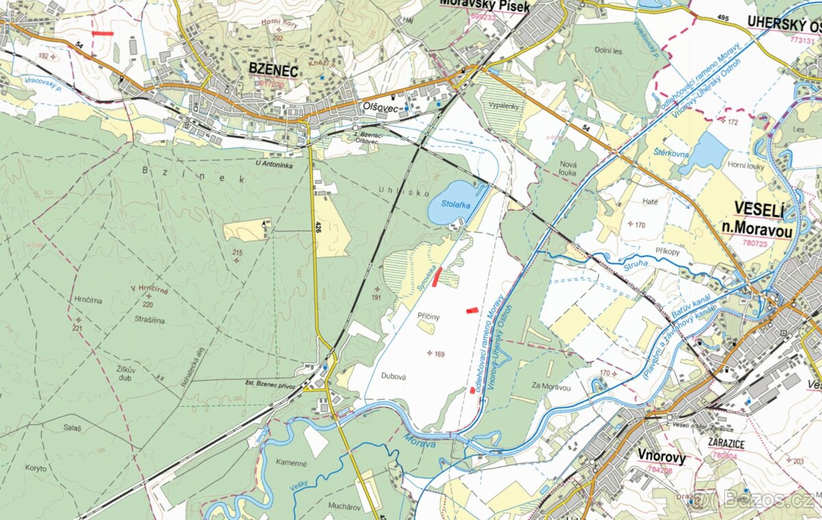 Zemědělská půda, prodej, Bzenec, Hodonín - 3