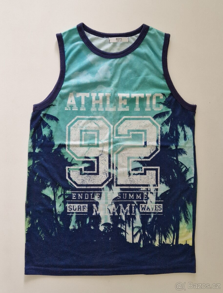 Chlapecké tílko /tričko bez rukávů, vel. 158/164 - 3