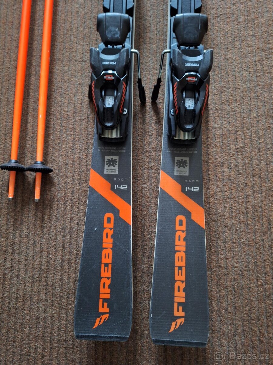 LYŽE BLIZZARD FIREBIRD SL JR 142cm + hůlky 115cm - 3