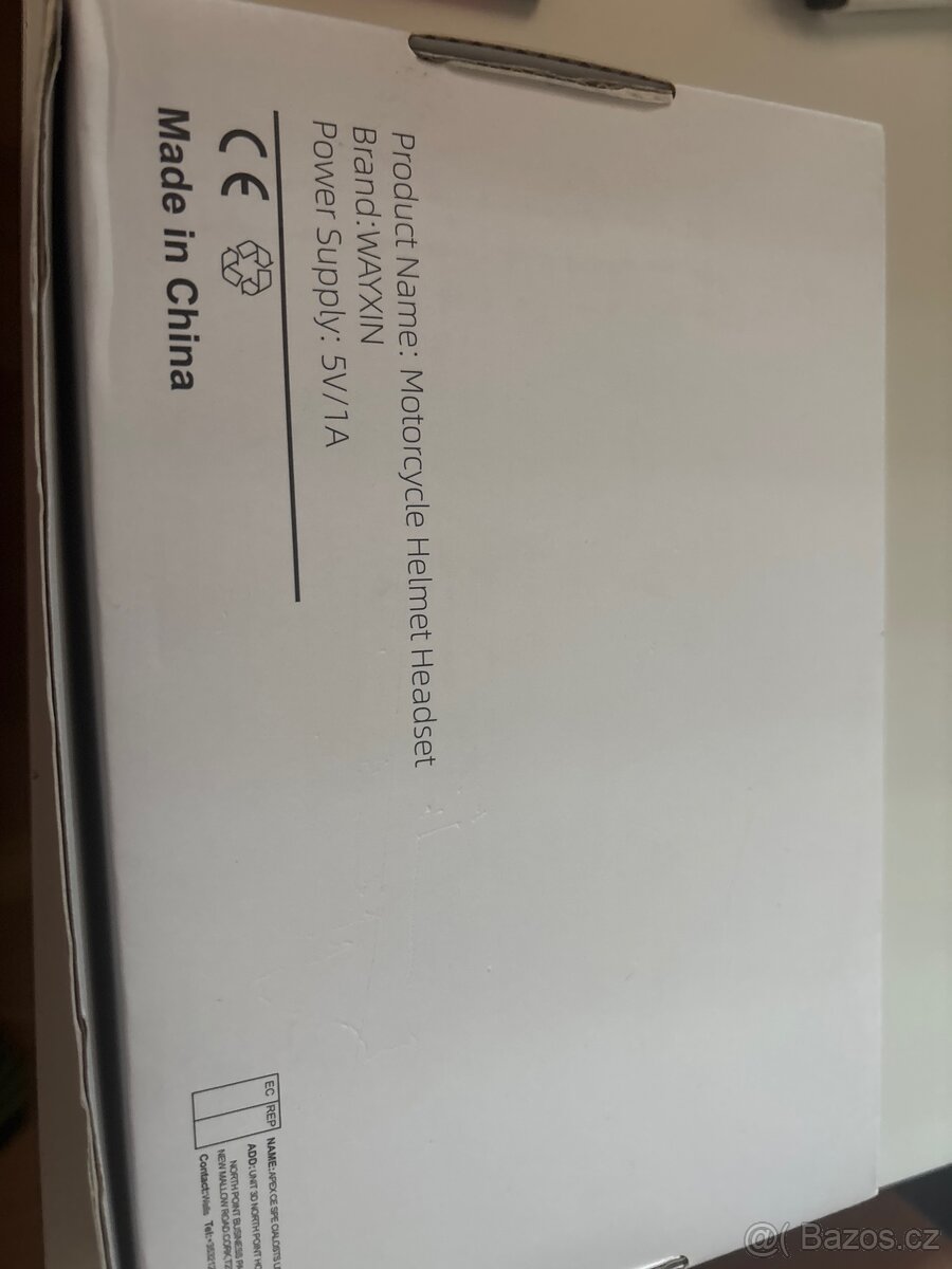 Prodám Wayxin headset pro motocyklové helmy - nový - 3