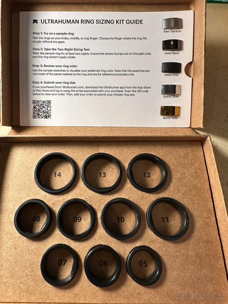 Ultrahuman Ring Air – nefunkční / částečně funkční set - 3