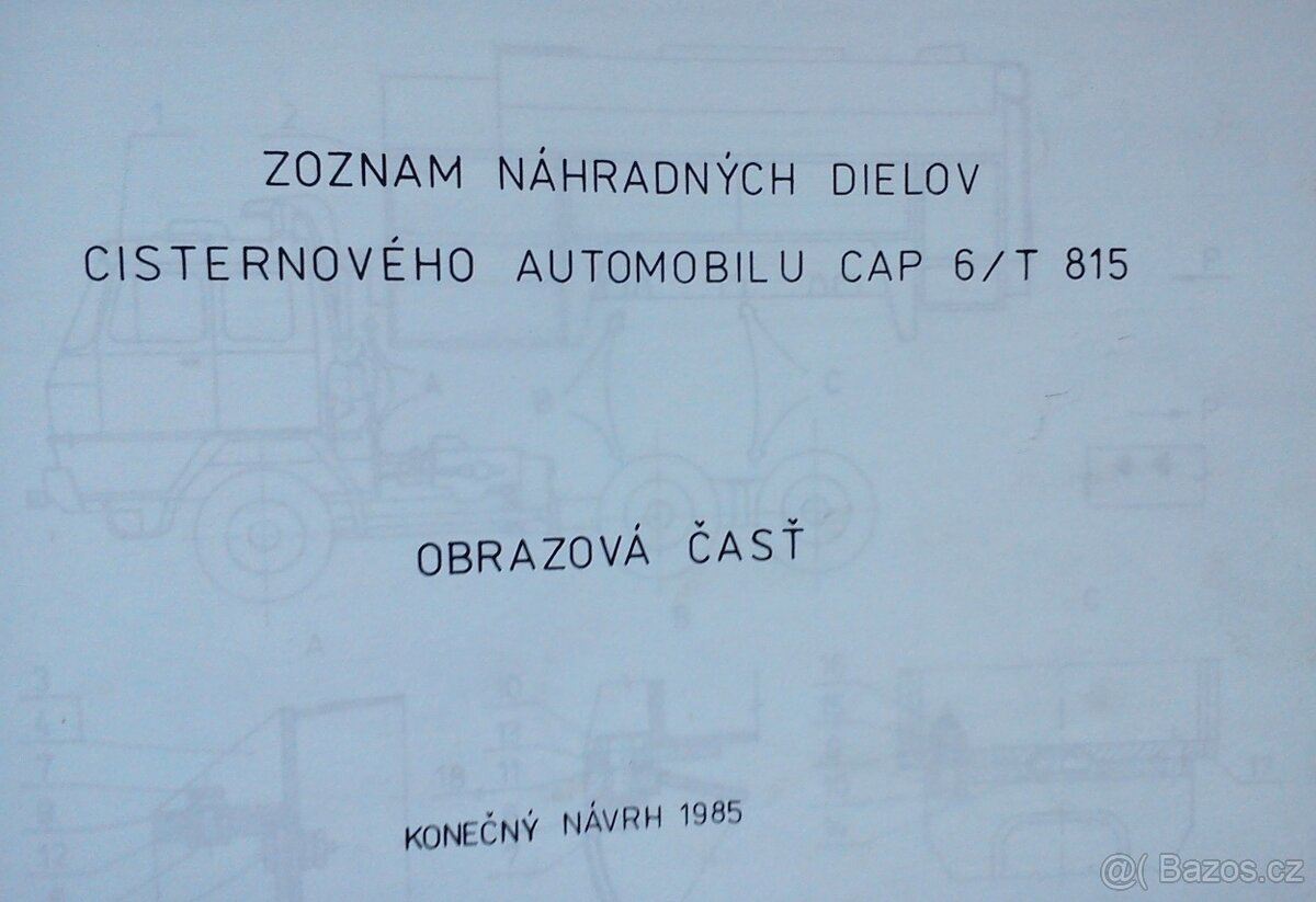 Seznam náhradních dílů Tatra 815 CAP-6 - 3