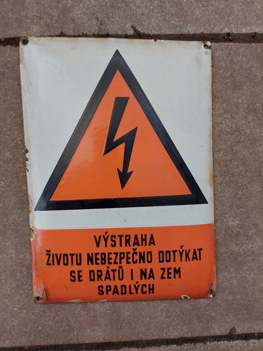 Prodám smaltované cedule - 3