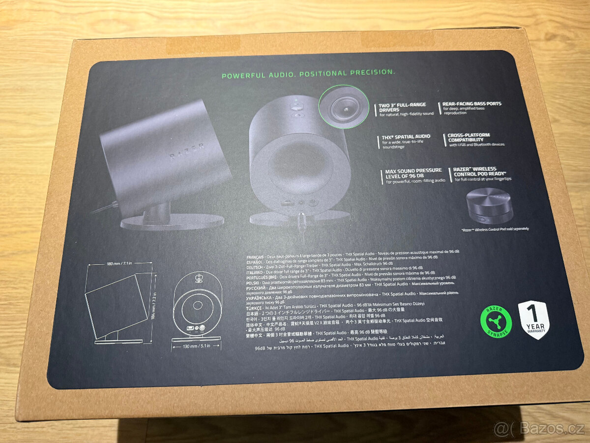 RAZER Nommo V2 X, Full Range 2.0 reproduktory / BlueTooth 5 - 3