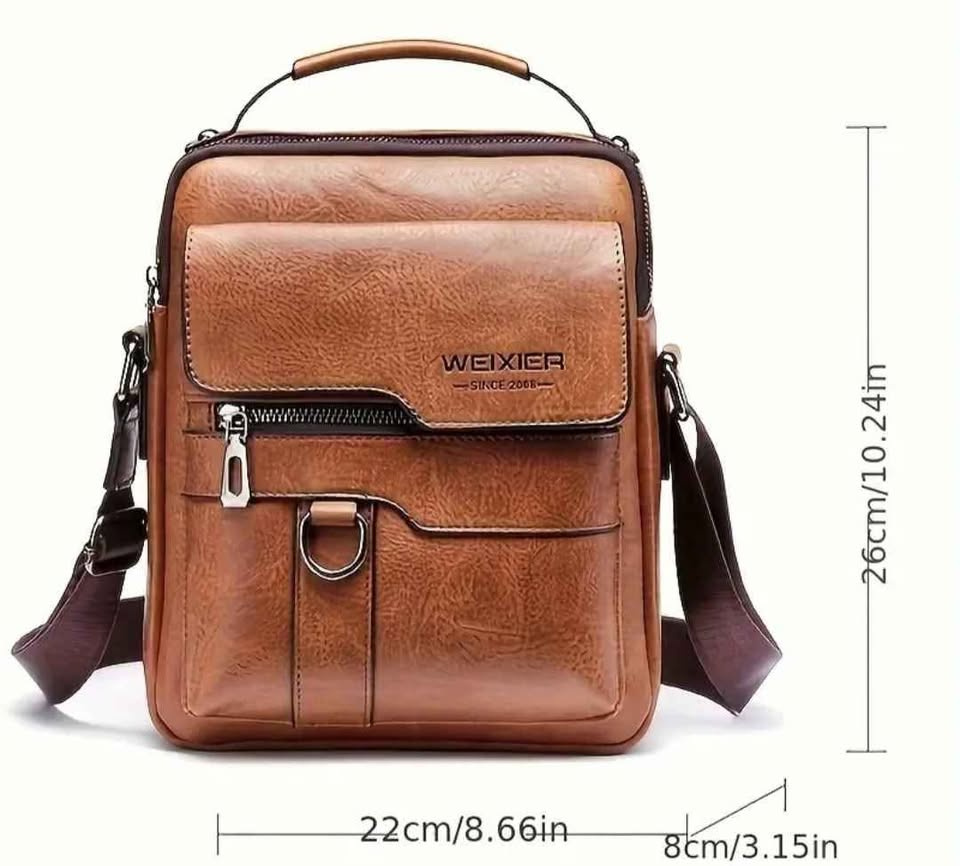 Nová pánská kožená taška - 3