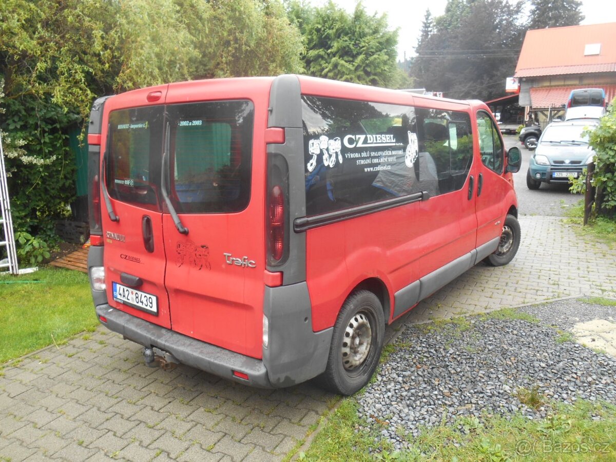 prodam renault trafic long 1,9 dci 74kw šestirychlostní - 3