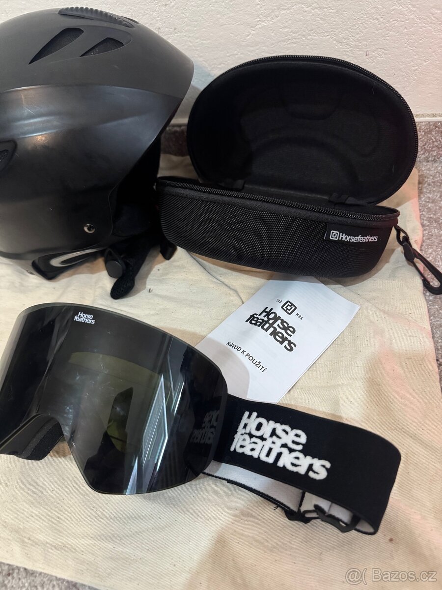Lyžařská helma + brýle Horsefeathers - 3