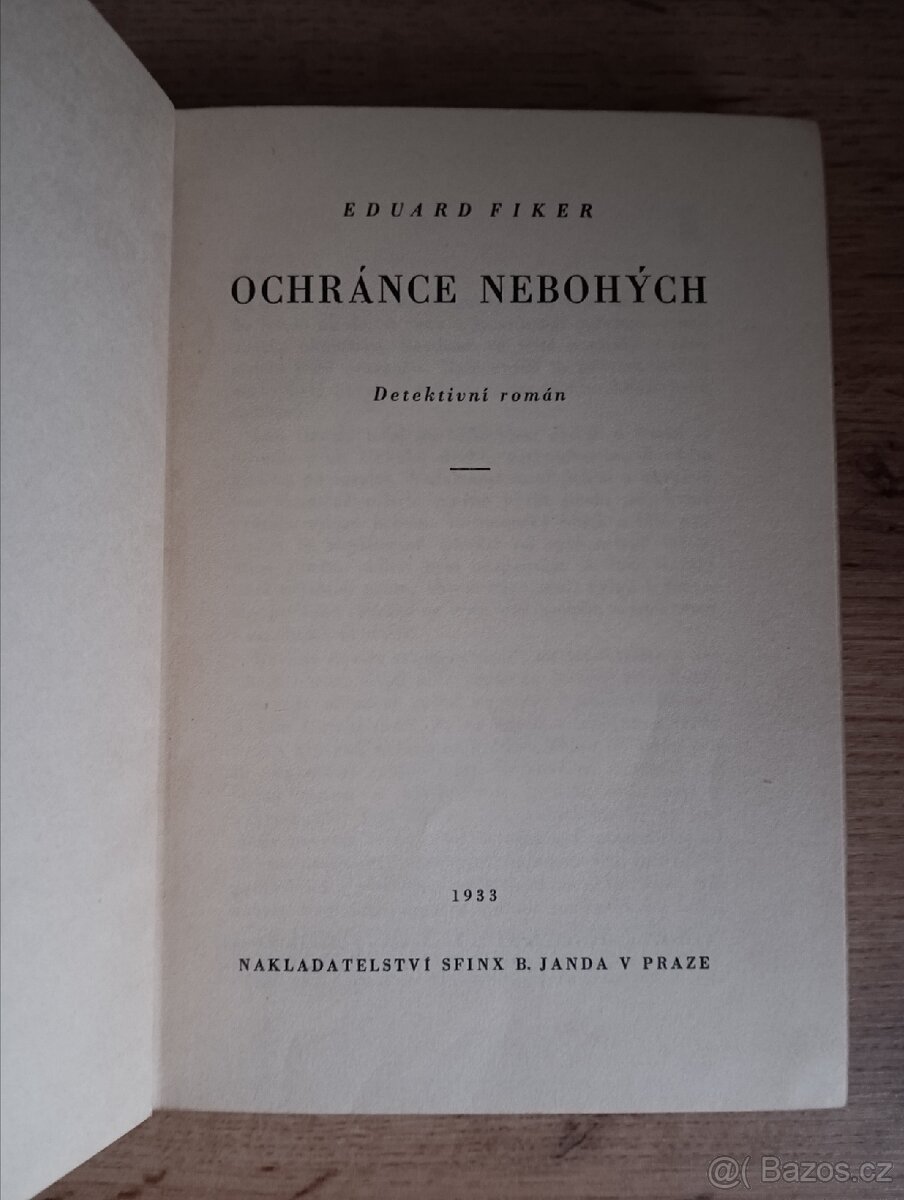 Staré knihy - Eduard Fiker - 3