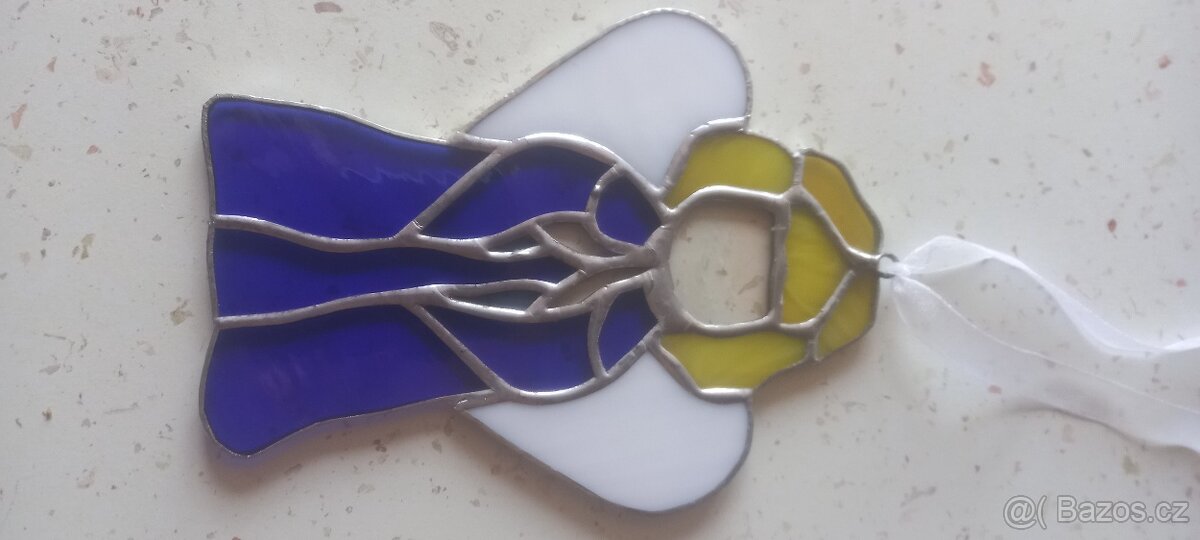 Vitráž anděl - ruční práce - 3