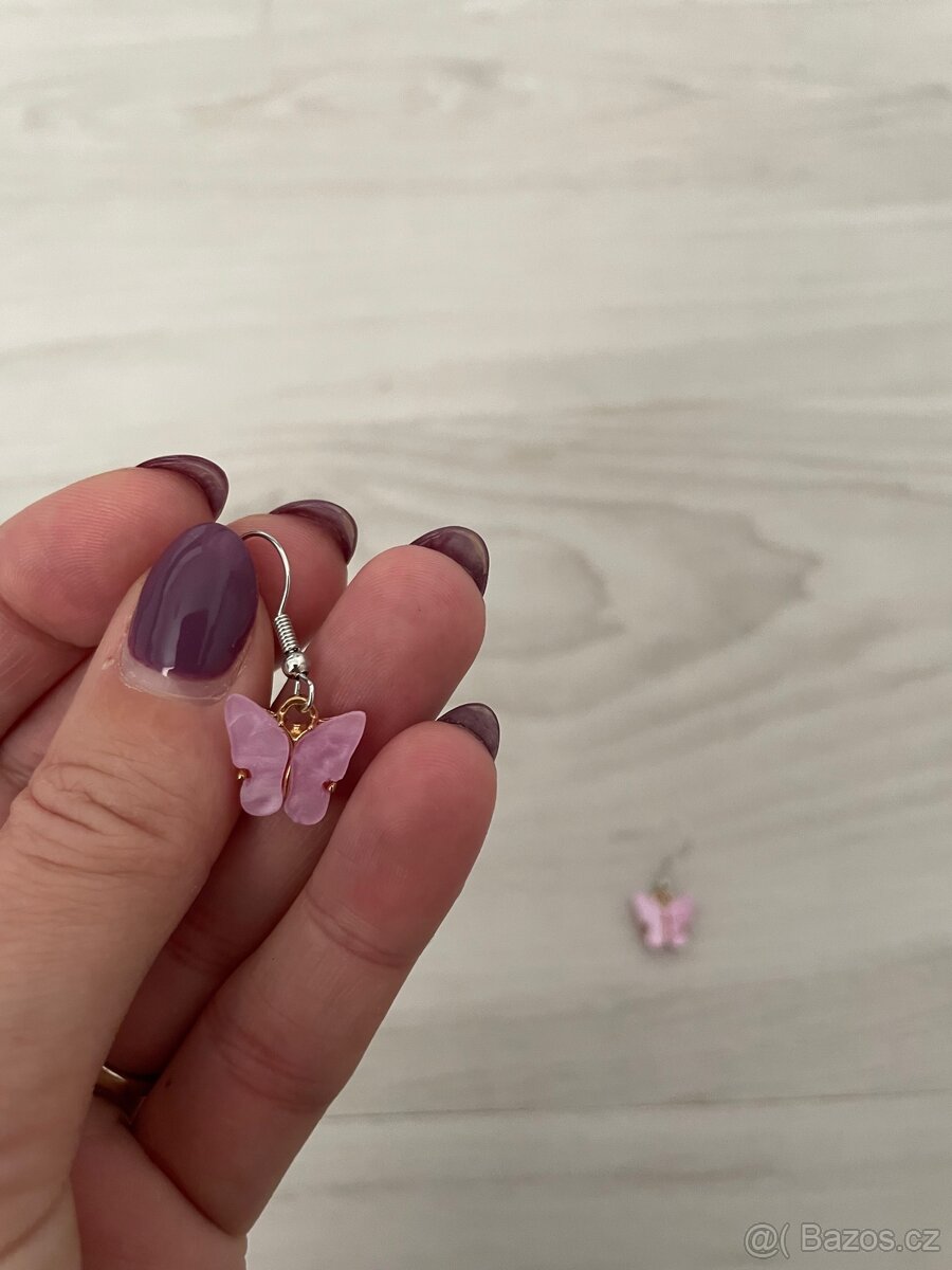 Nove náušnice motylek - 3