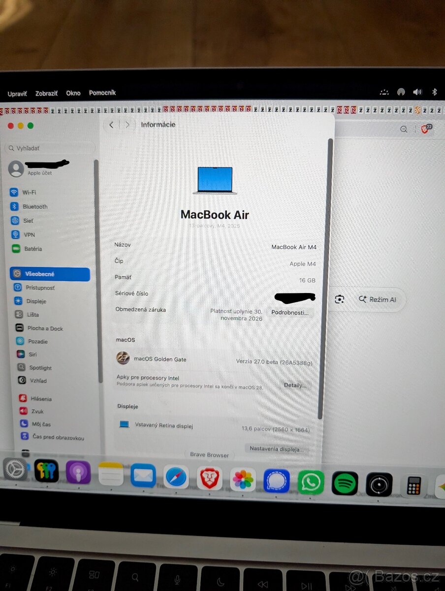 originálny displej z Apple Macbook Air M4, silver - 3
