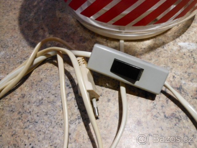 SKLENĚNÁ STOLNÍ LAMPA - 3