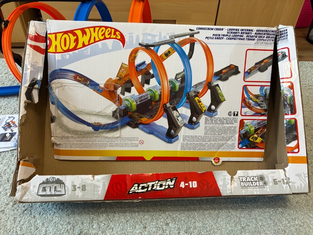 HOT WHEELS spirálová dráha SLEVA na 500,- - 3