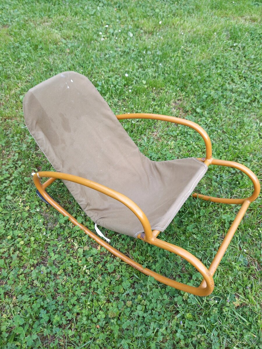 Dětské retro houpací křeslo - 3