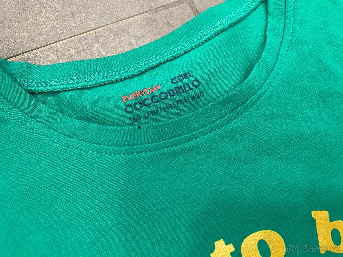 Dívčí tričko dl. rukáv Coccodrillo, vel. 164 - 3