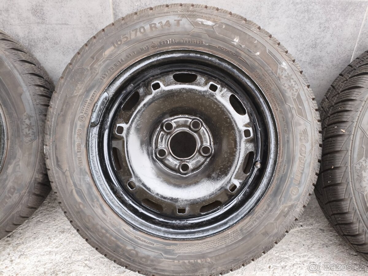 4 x zimní pneu na Fabia, Polo, Ibiza 165/70 R14 81T - 3