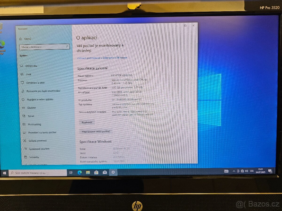 PC HP All in One 3520 - 3