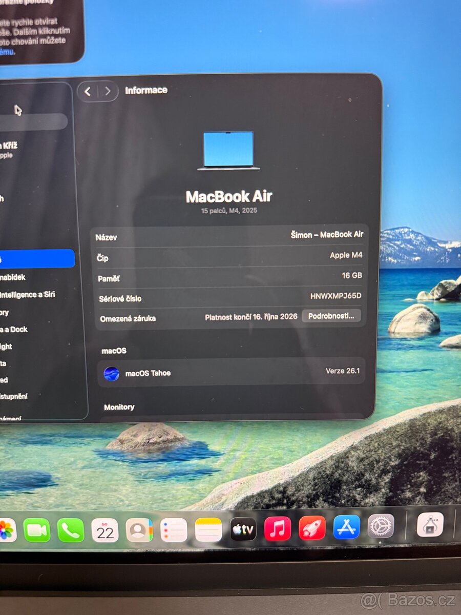 MACBOOK AIR M4 15” 16/256GB - 3