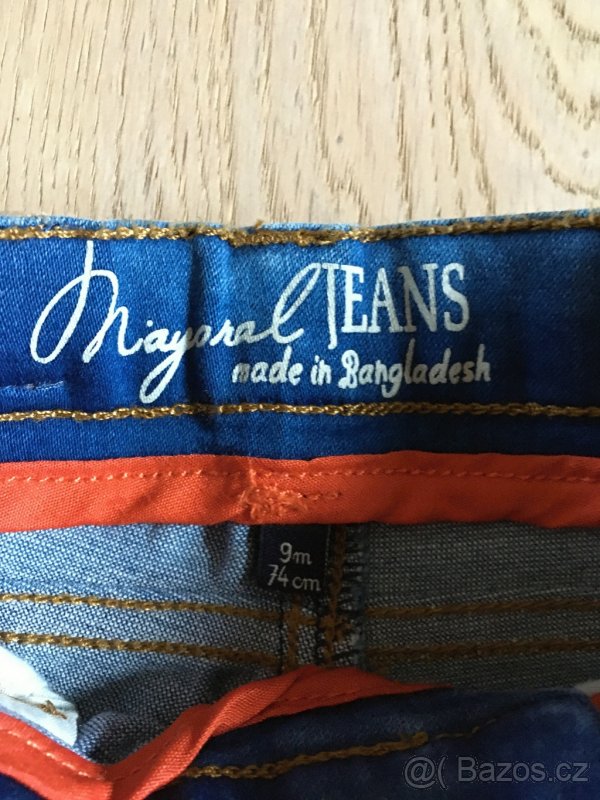 Džiny, zn.Mayoral, vel.74, NOVE - 3
