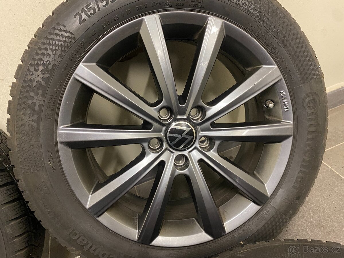 ORIGINAL ALU KOLA VW T-ROC, PASSAT B8 "MERANO" 215/55/17 - 3