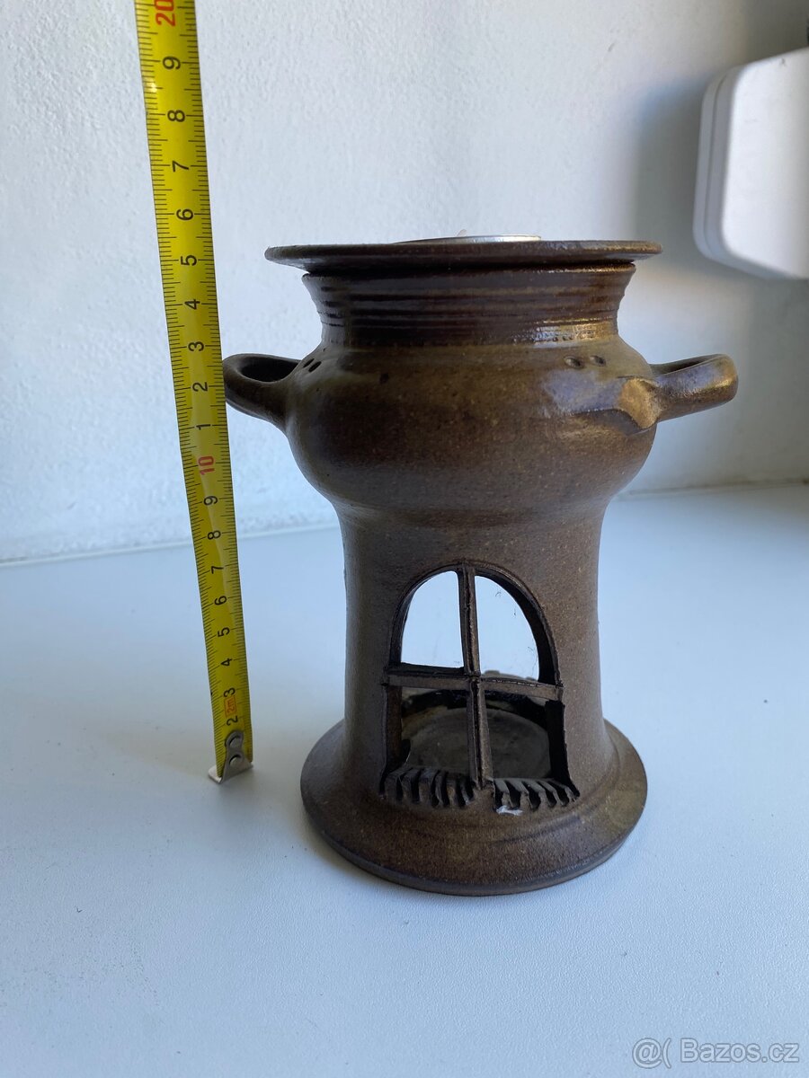 Keramická retro aromalampa - 3