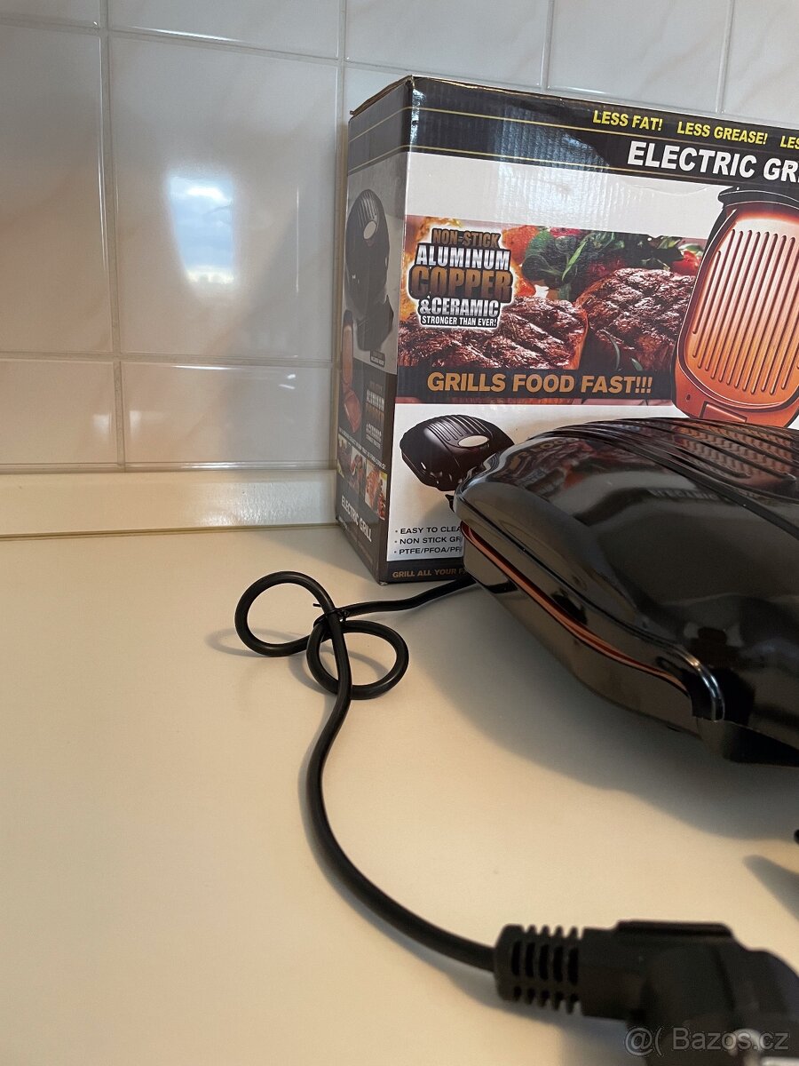 Prodám elektrický gril. Nový - 3