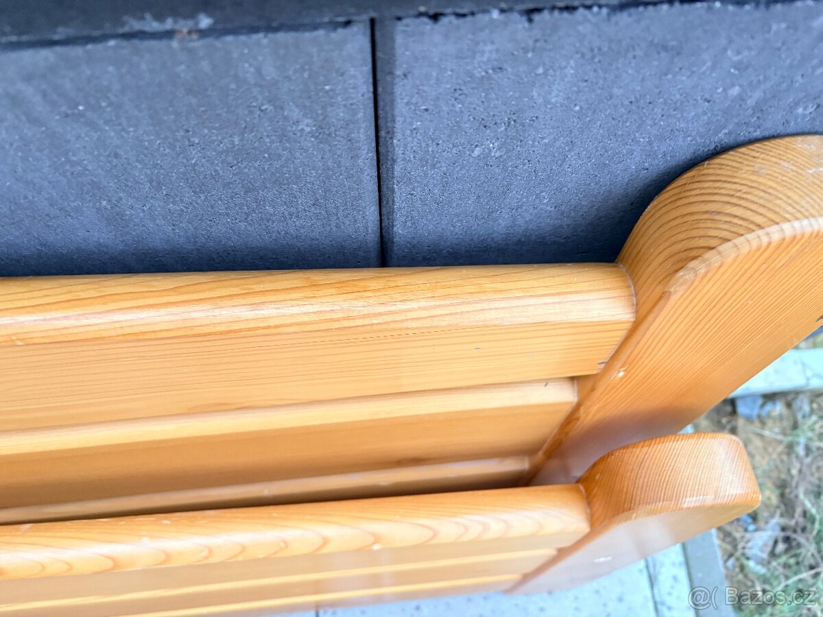 Dřevěná manželská postel 180x200 GAZEL - 3