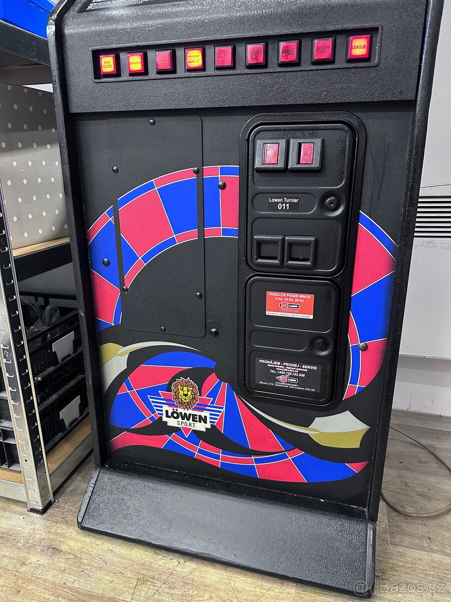 Šipky, šípkový automat Löwen Turnier TOP - 3