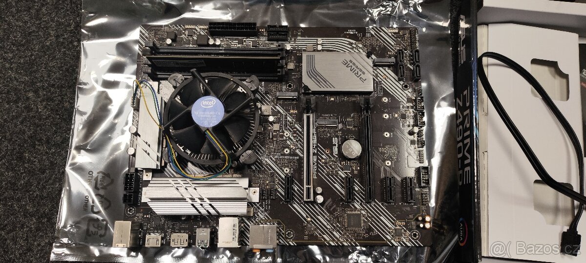 MB ASUS Z490-P + 8GB DDR4 RAM + CPU INTEL Celeron - 3