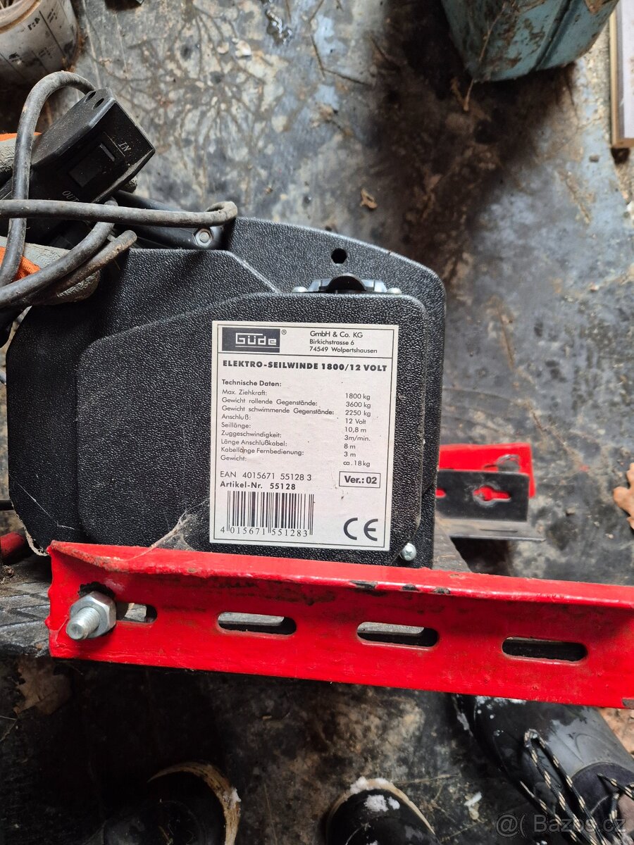 Elektrický naviják na traktor, stroje apod.. - 3