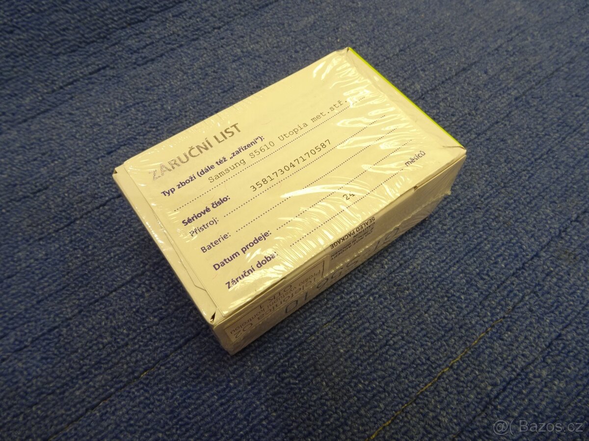 Nový ZABALENÝ tlačítkový SAMSUNG S5610 5Mpx foto - 3
