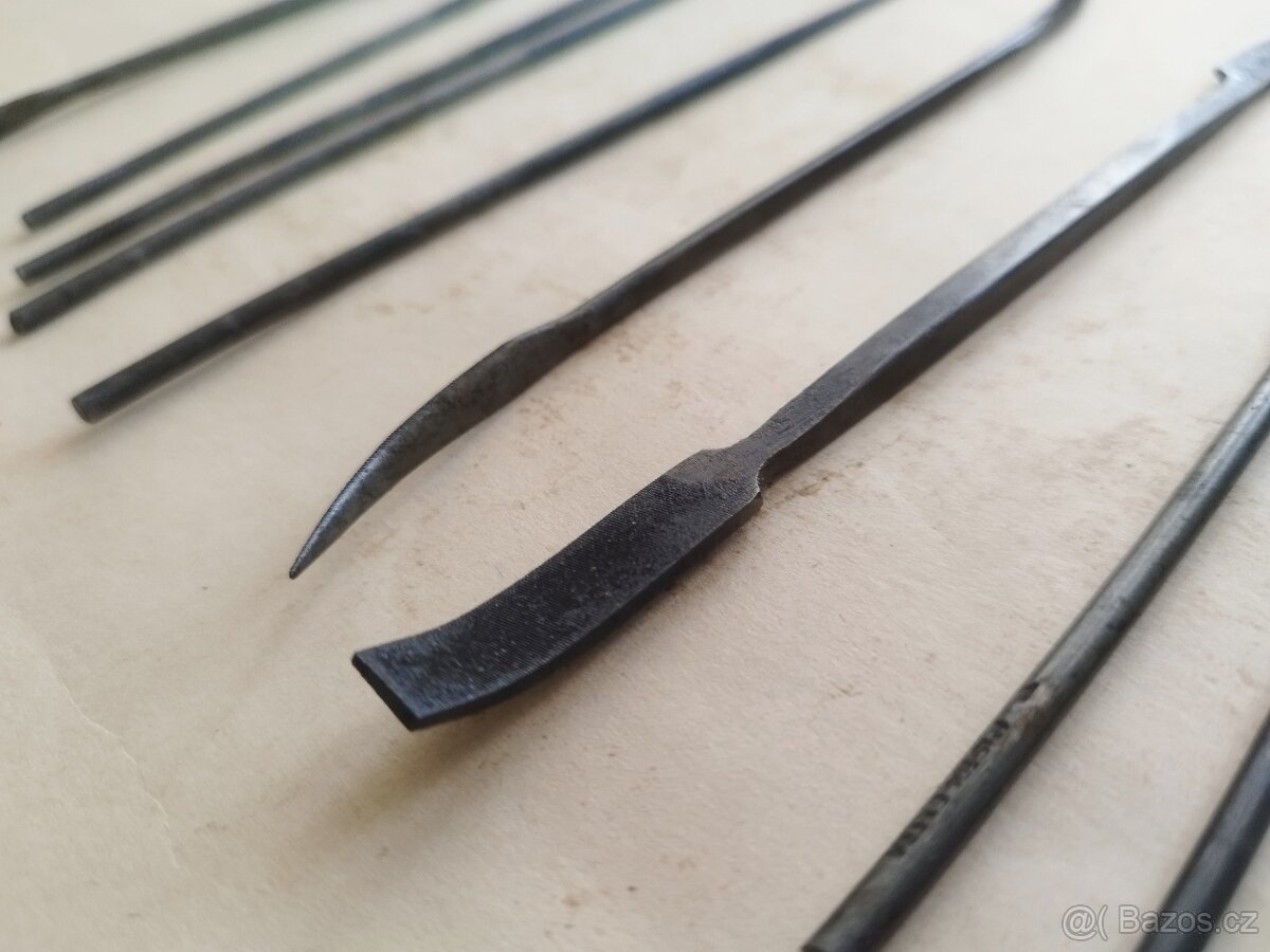 Tvarové pilníky Ø 4mm - 3