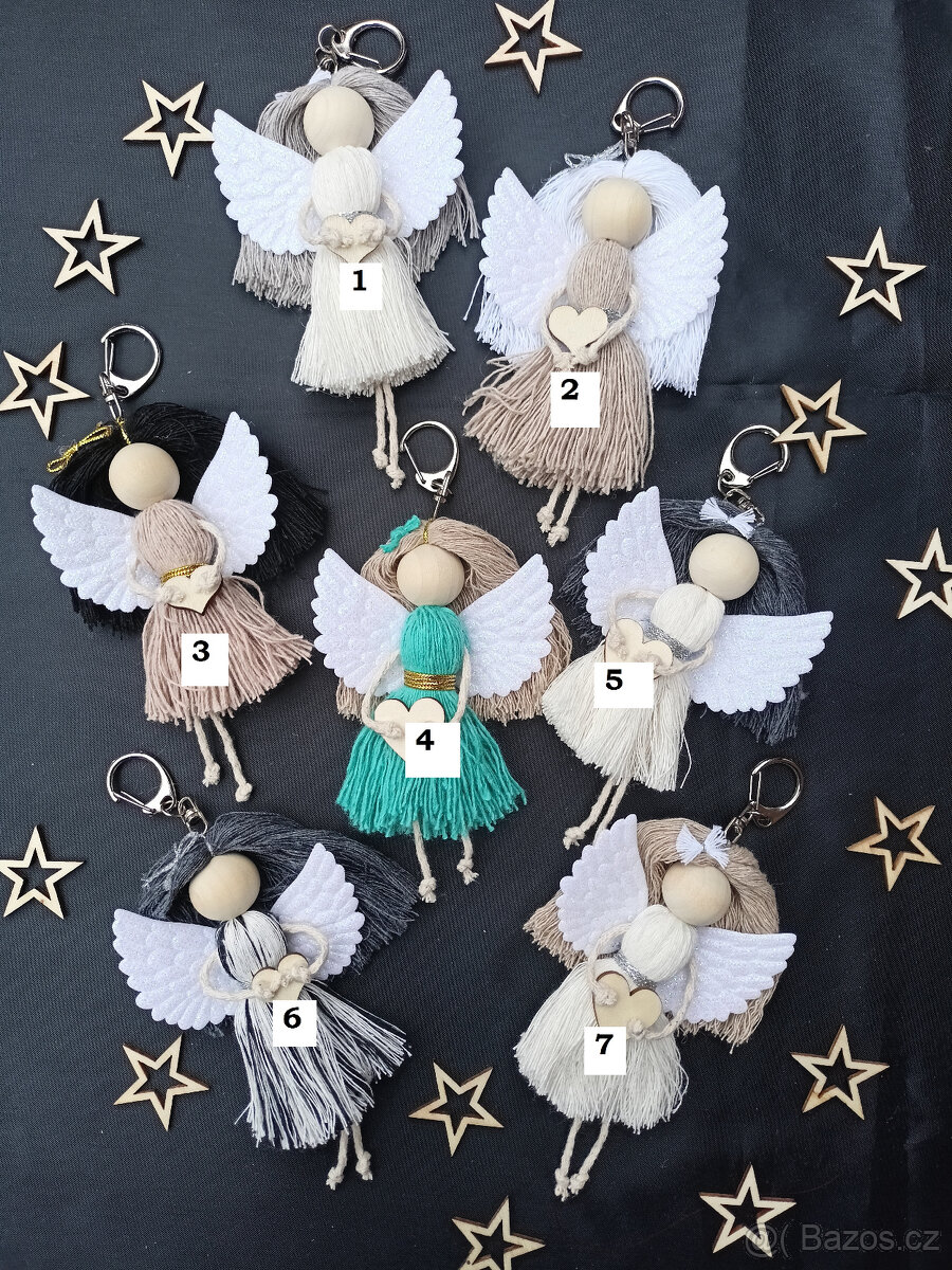 Klíčenka Andělka - nová - 3