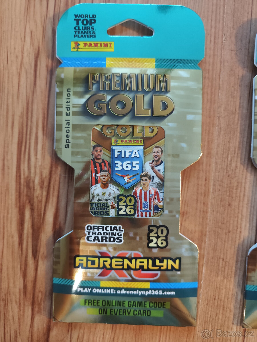 Fotbalové kartičky Adrenalyn - Fifa 365 2026 - Premium Gold - 3
