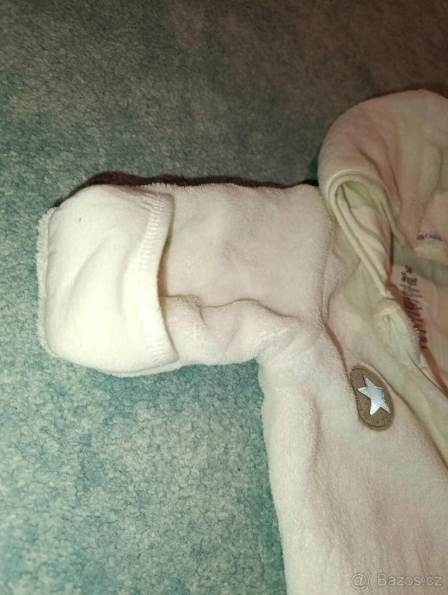 Zimní overal LittleAngel Mazlík bílý 56 - 3