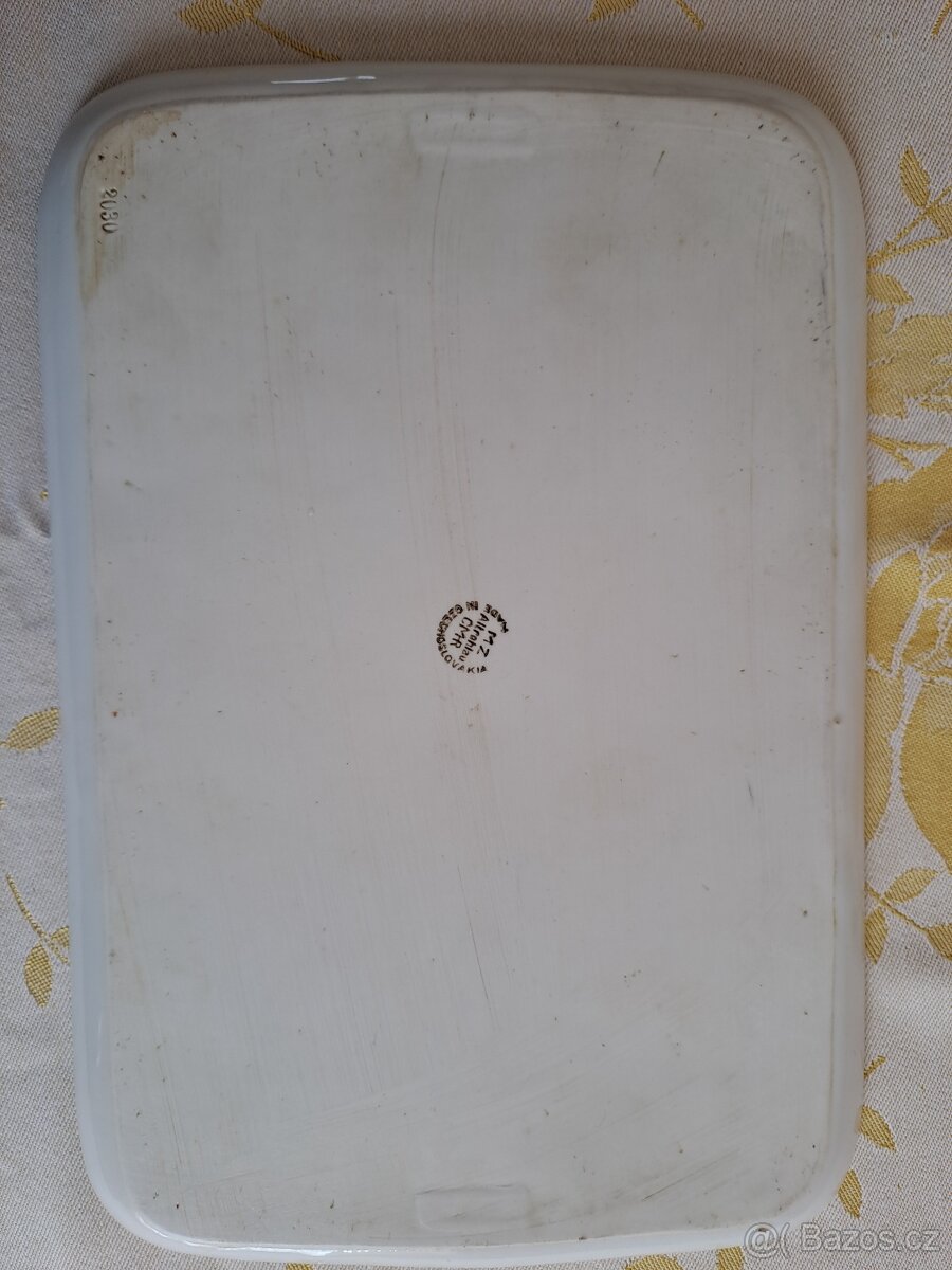 starý porcelánový tác MZ Altrohlau CMR Czechoslovakia - 3
