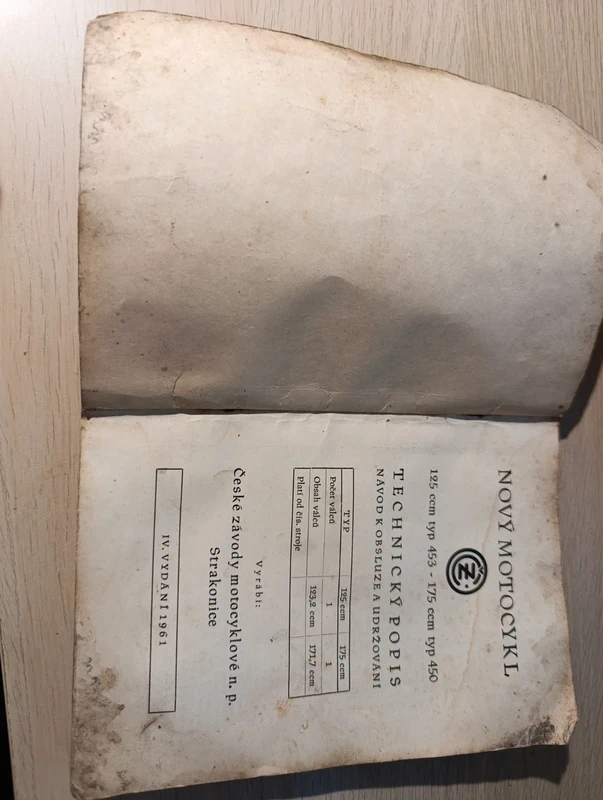 Čezeta 125 - technicky popis a návod k obsluze - 3