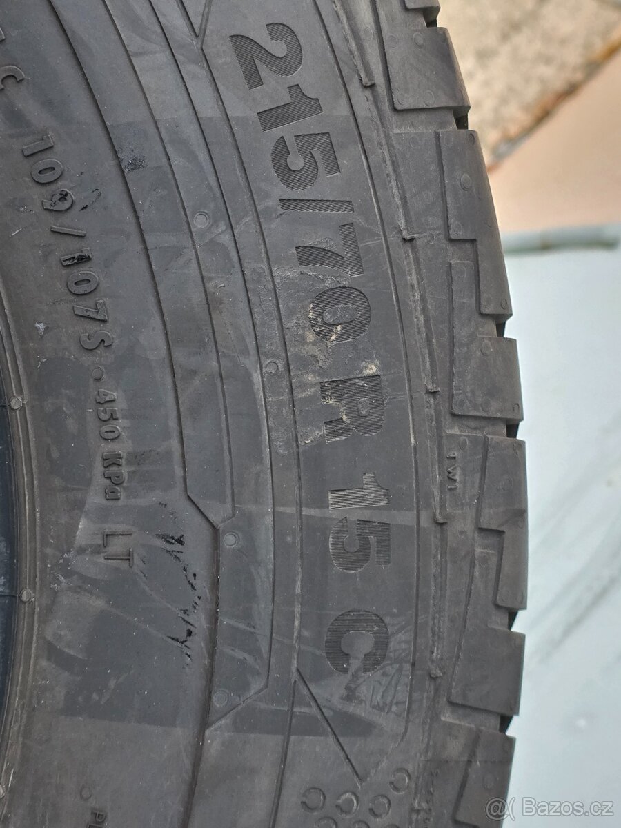 215/70/15C Letní pneu Continetal Ducato, Boxer, - 3