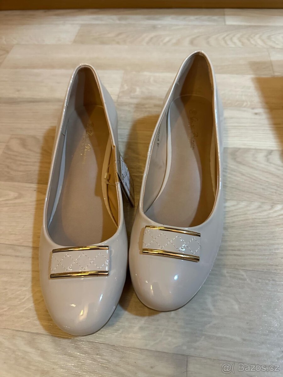 Lodičky béžové 39 - 3