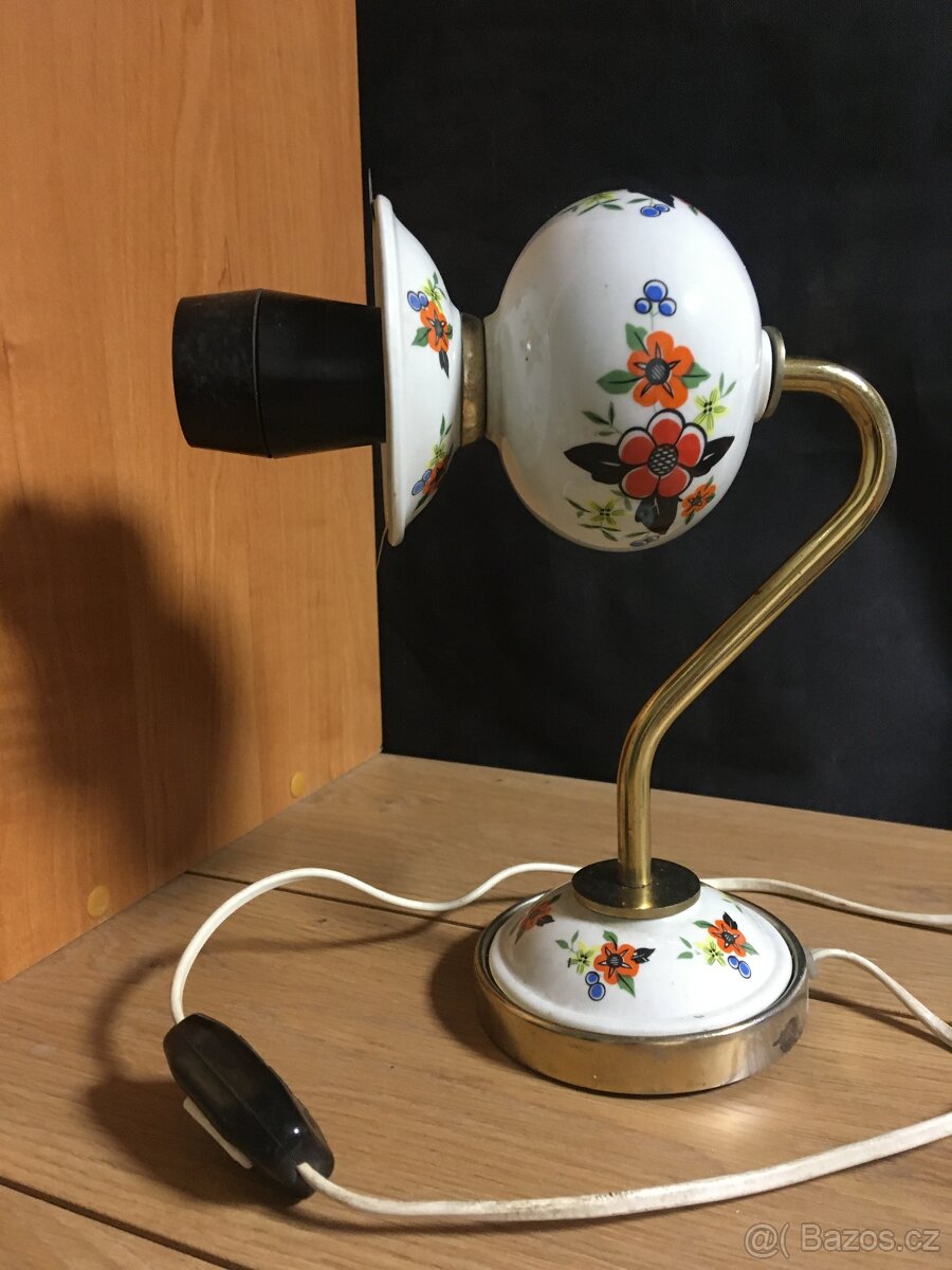 Retro nástěnná lampička bez stínítka - 3